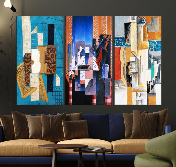 Contemporary Abstract Canvas Wall Art Giclee Print Modern Art Home Office Decor