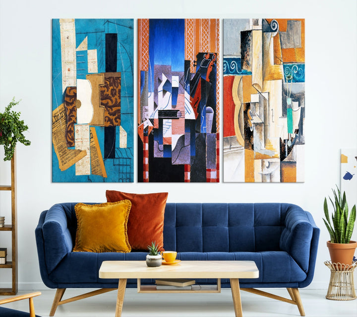 Contemporary Abstract Canvas Wall Art Giclee Print Modern Art Home Office Decor