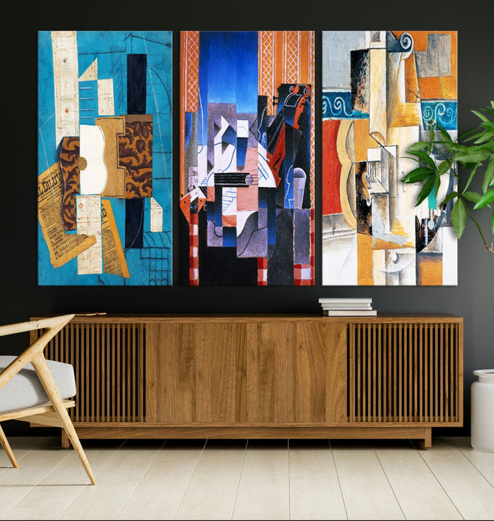 Contemporary Abstract Canvas Wall Art Giclee Print Modern Art Home Office Decor