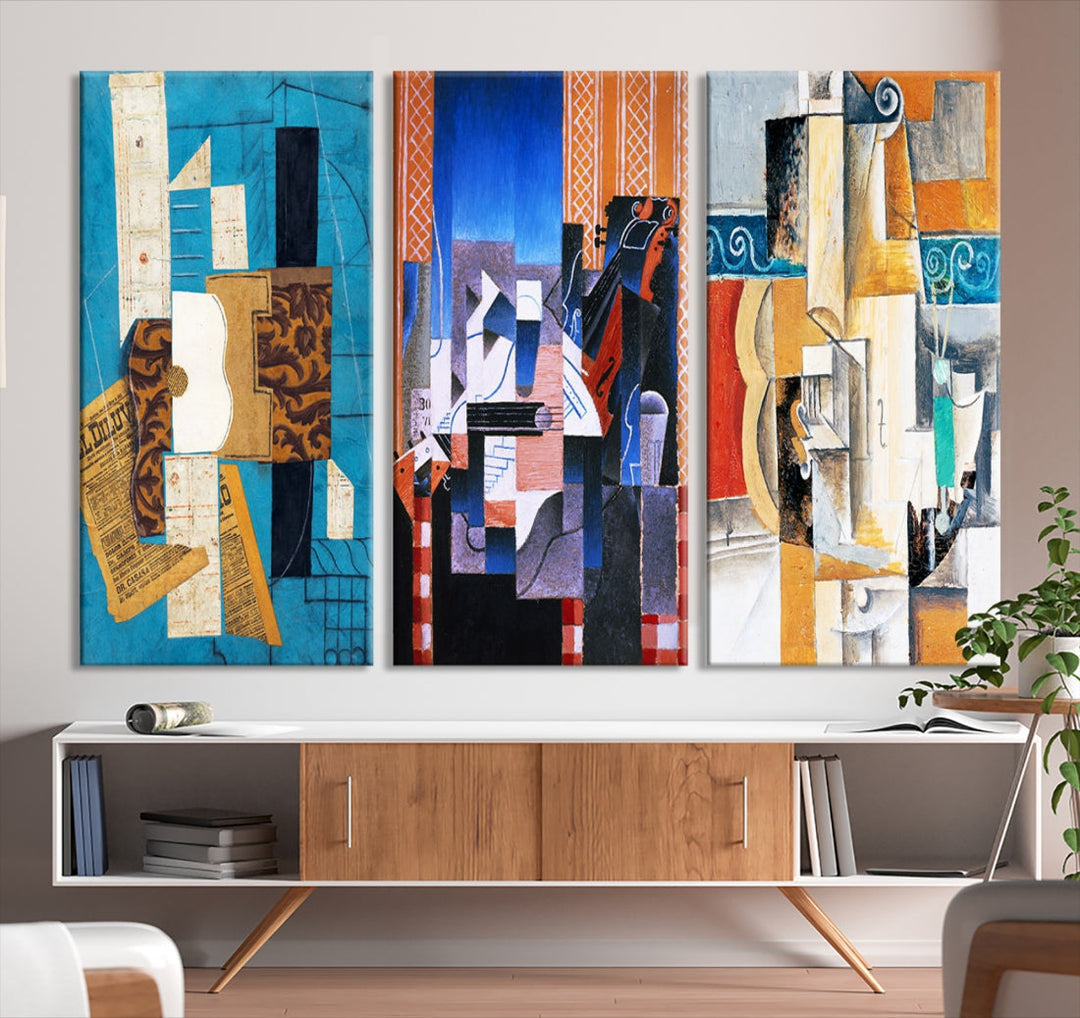 Contemporary Abstract Canvas Wall Art Giclee Print Modern Art Home Office Decor