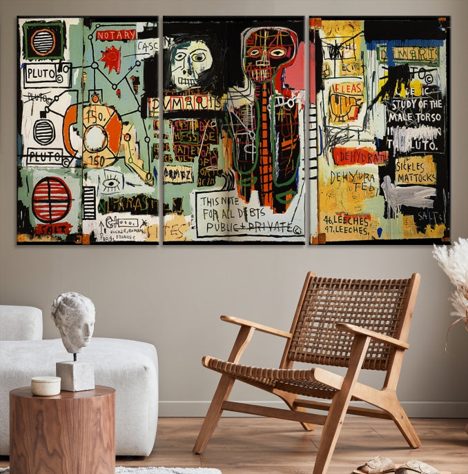 Large Abstract Canvas Print Wall ArtA Bold & Eye-Catching Decor Piece for Your Home or Office