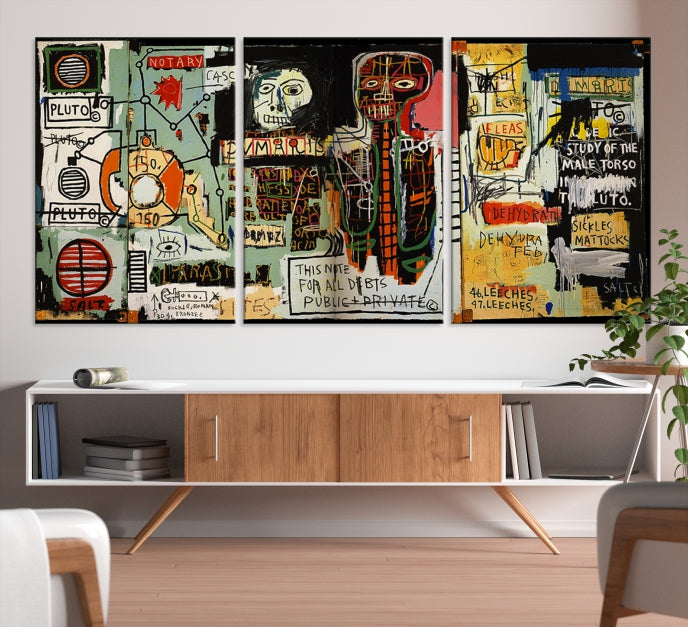 Large Abstract Canvas Print Wall ArtA Bold & Eye-Catching Decor Piece for Your Home or Office