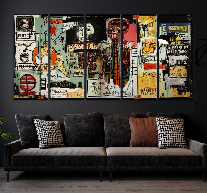 Large Abstract Canvas Print Wall ArtA Bold & Eye-Catching Decor Piece for Your Home or Office