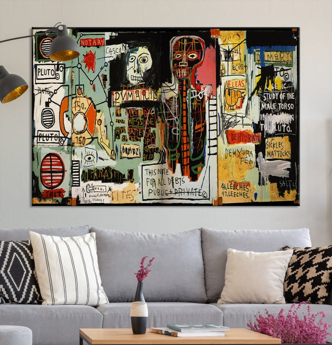 Large Abstract Canvas Print Wall ArtA Bold & Eye-Catching Decor Piece for Your Home or Office