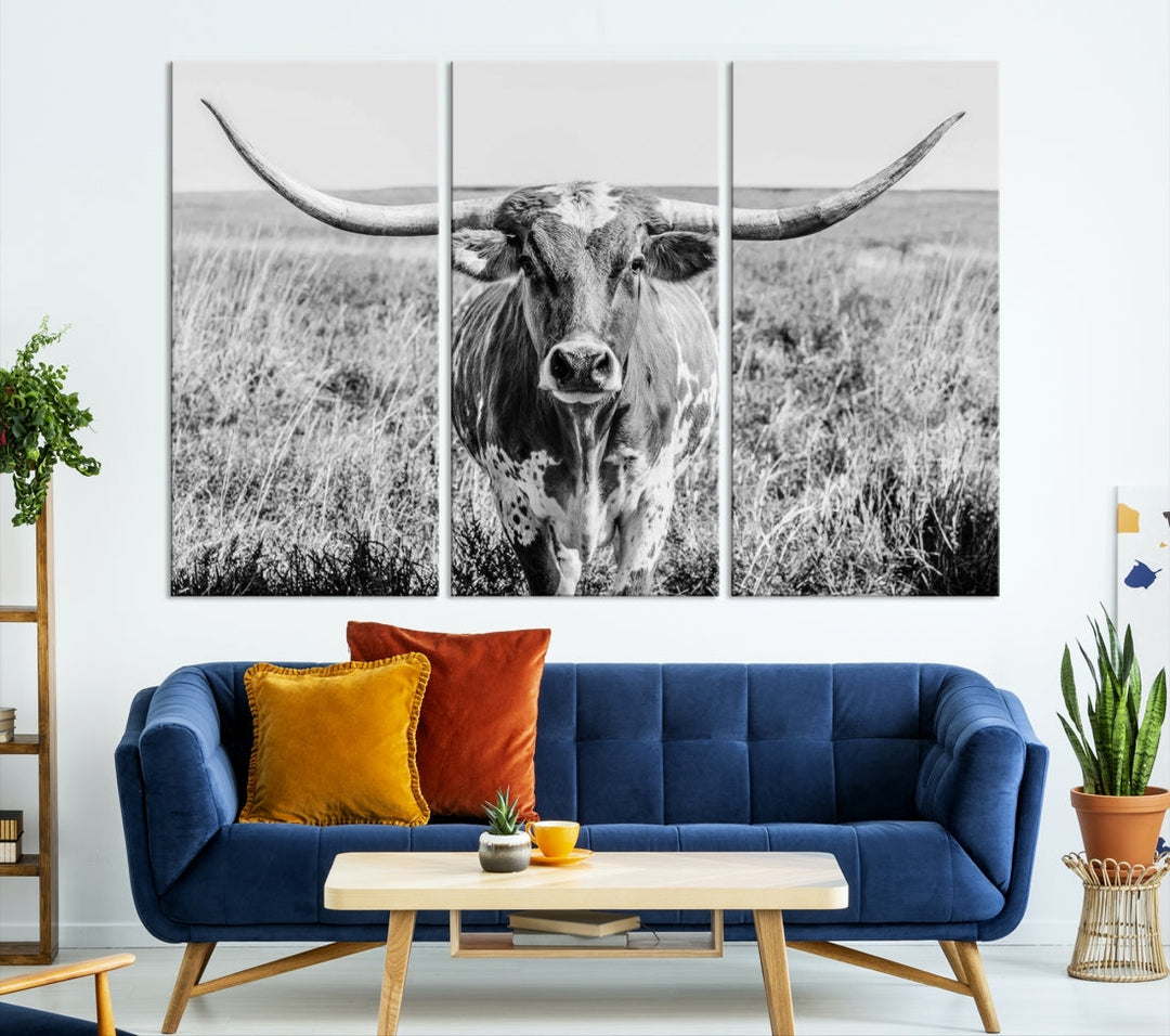 Cow Wall Art Canvas Print