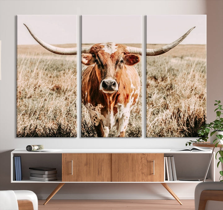 Cow Wall Art Canvas Print