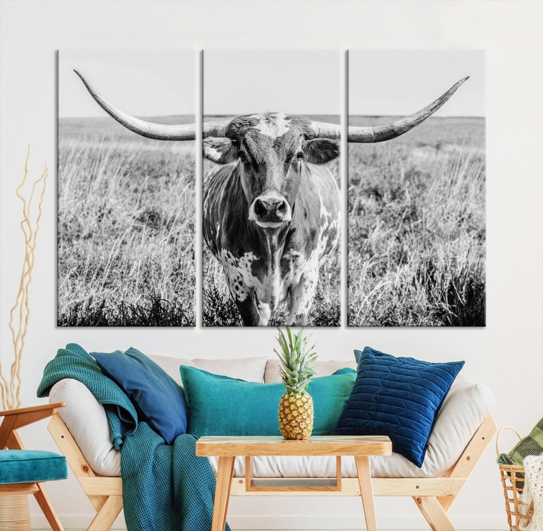 Cow Wall Art Canvas Print