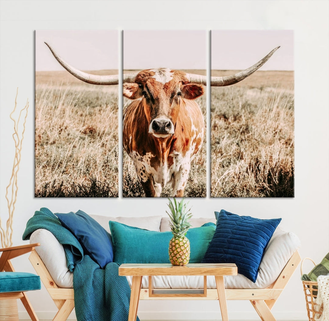 Cow Wall Art Canvas Print