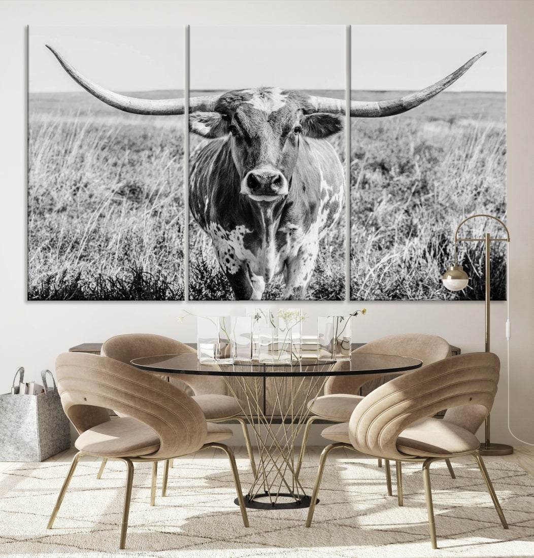 Cow Wall Art Canvas Print