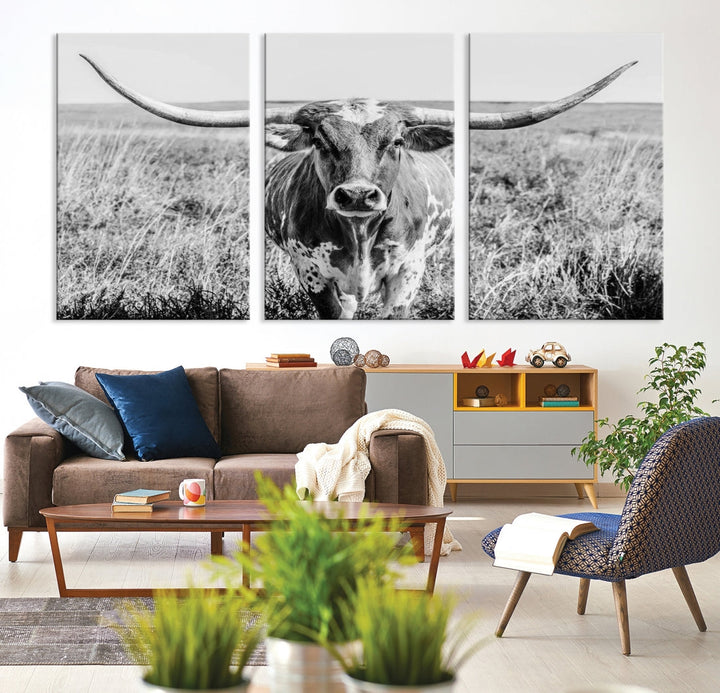 Cow Wall Art Canvas Print