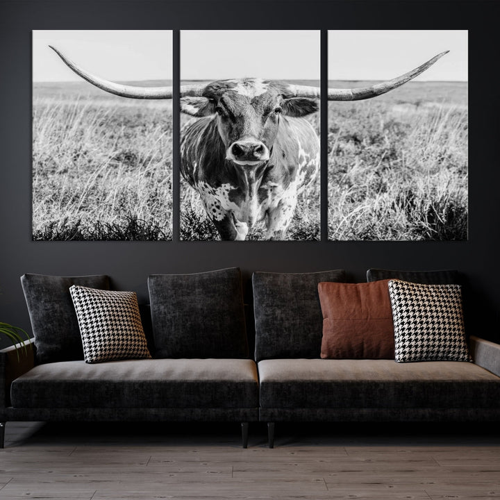 Cow Wall Art Canvas Print