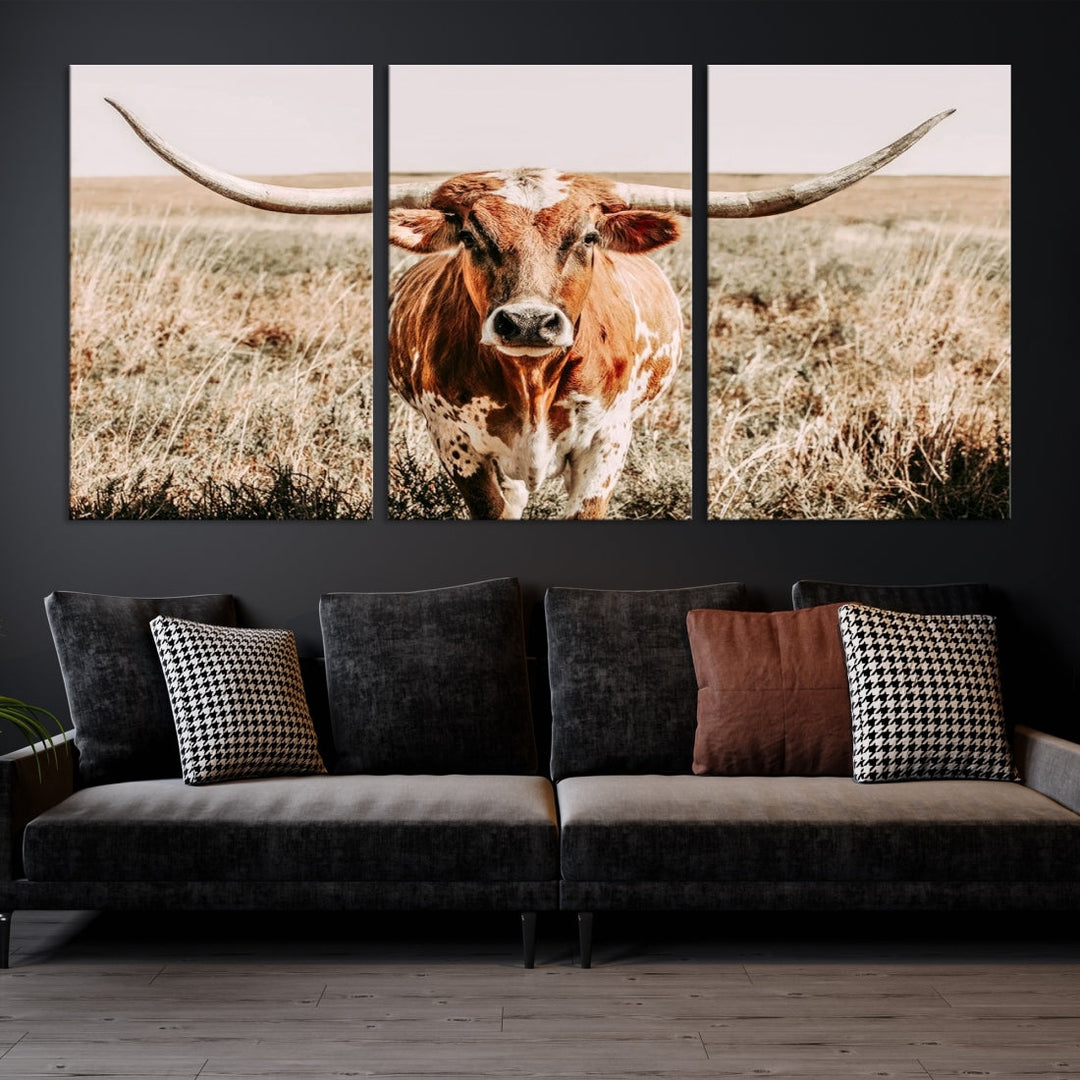 Cow Wall Art Canvas Print