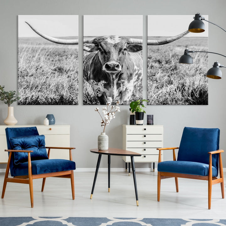 Cow Wall Art Canvas Print