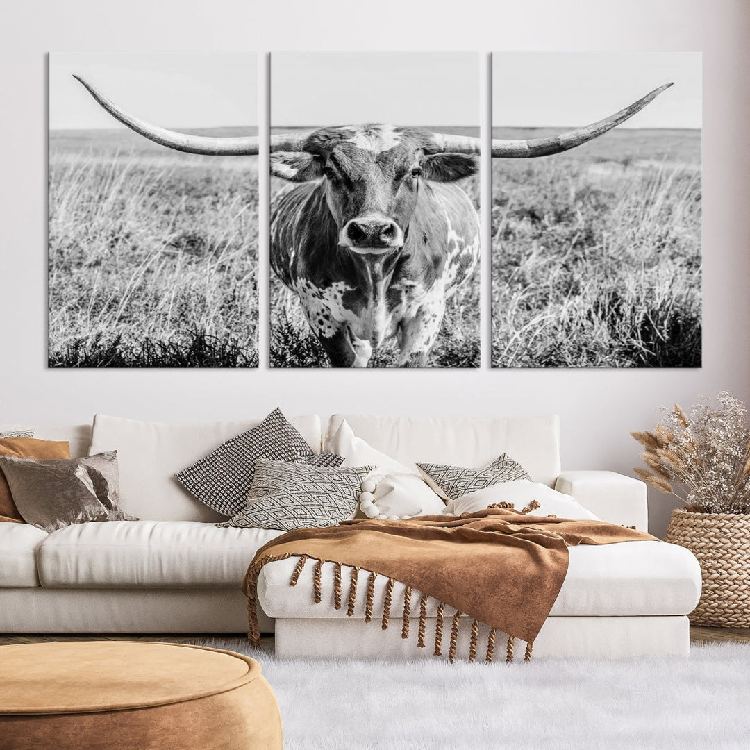 Cow Wall Art Canvas Print