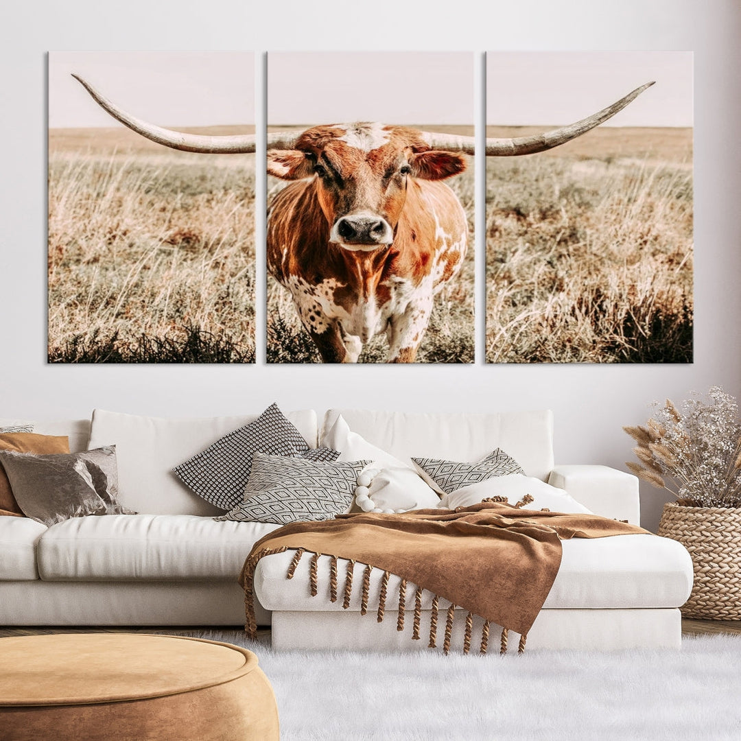 Cow Wall Art Canvas Print