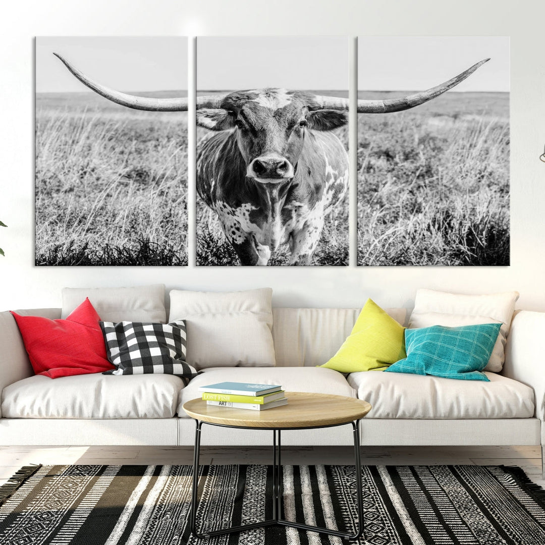 Cow Wall Art Canvas Print