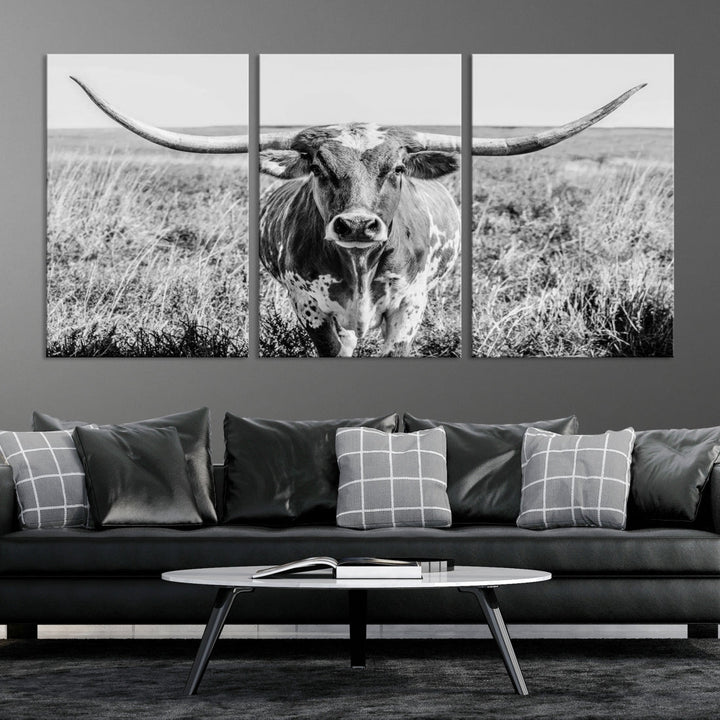 Cow Wall Art Canvas Print