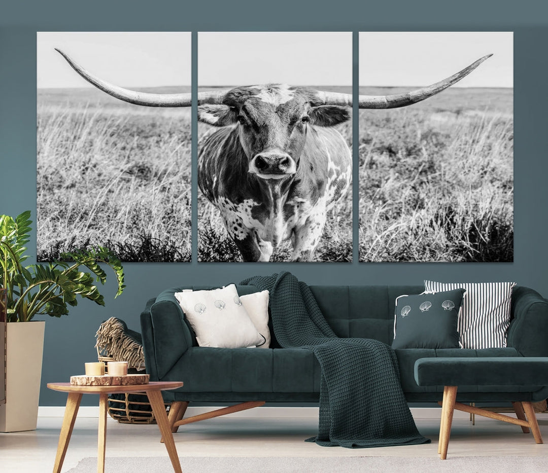 Cow Wall Art Canvas Print