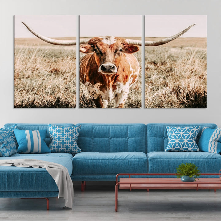 Cow Wall Art Canvas Print