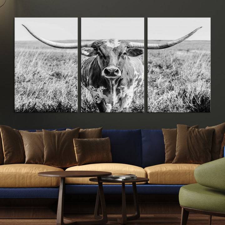 Cow Wall Art Canvas Print