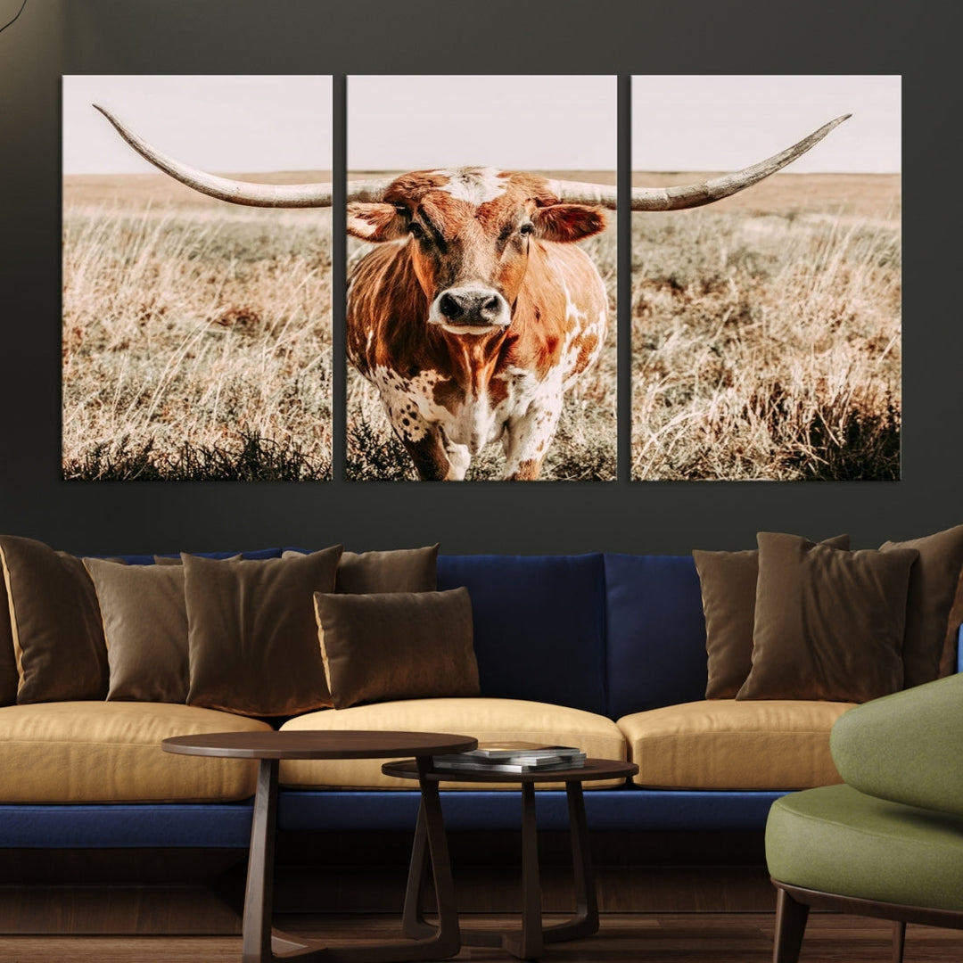 Cow Wall Art Canvas Print