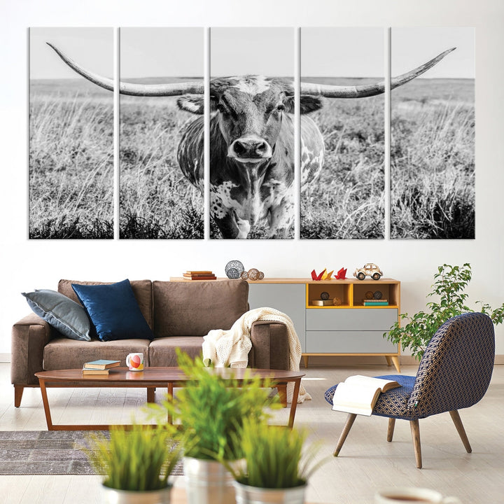 Cow Wall Art Canvas Print