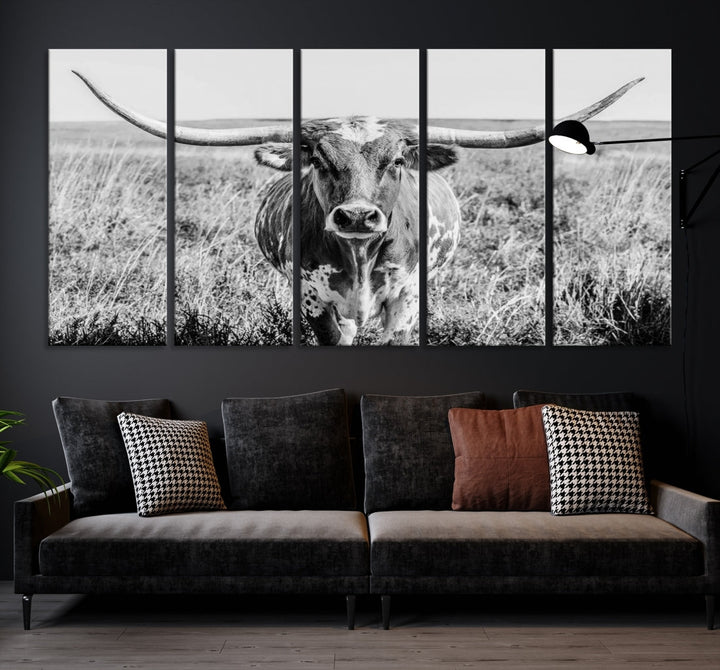 Cow Wall Art Canvas Print