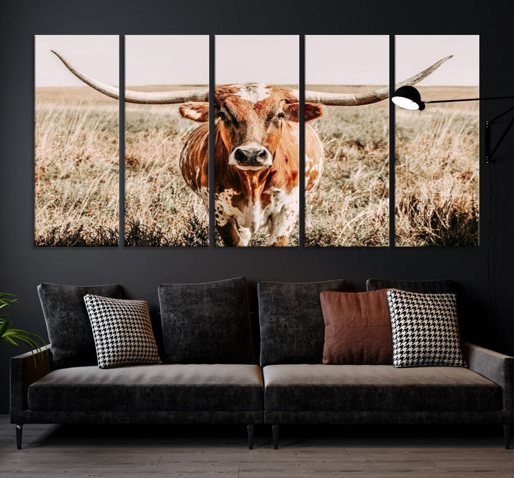 Cow Wall Art Canvas Print