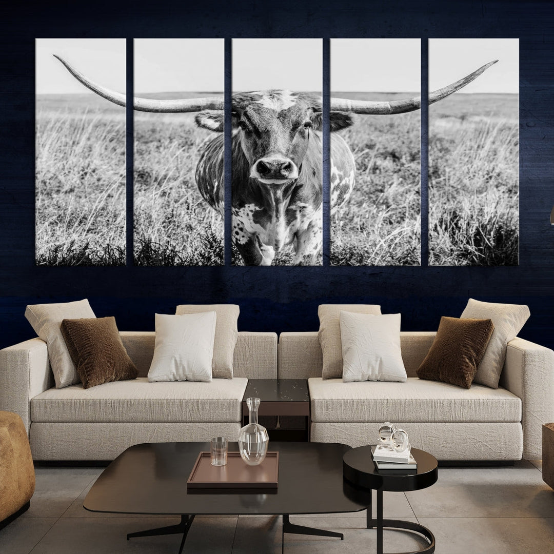 Cow Wall Art Canvas Print