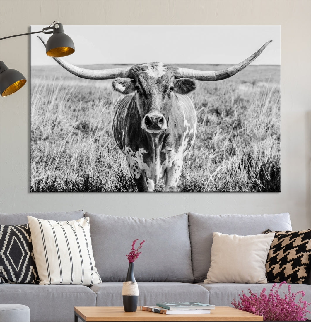 Cow Wall Art Canvas Print