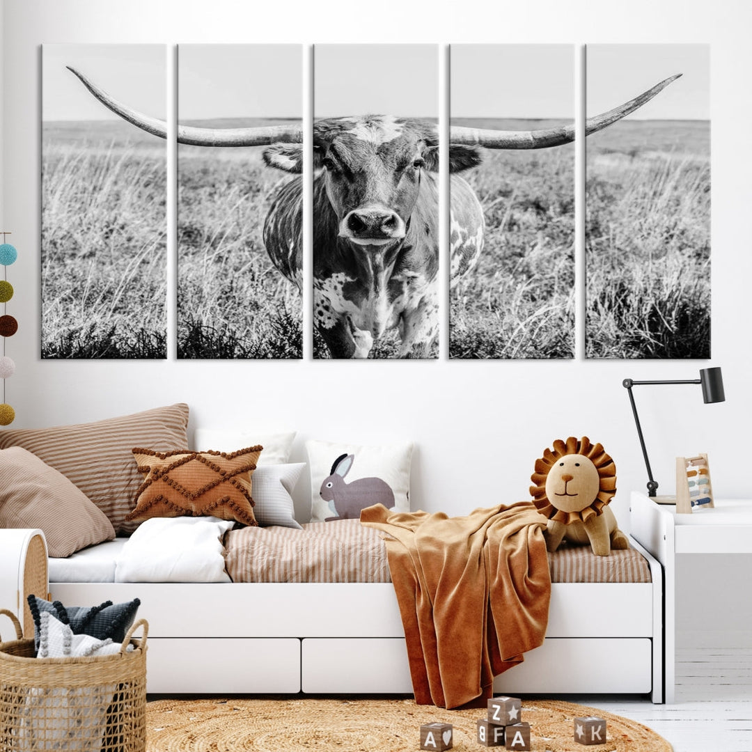 Cow Wall Art Canvas Print