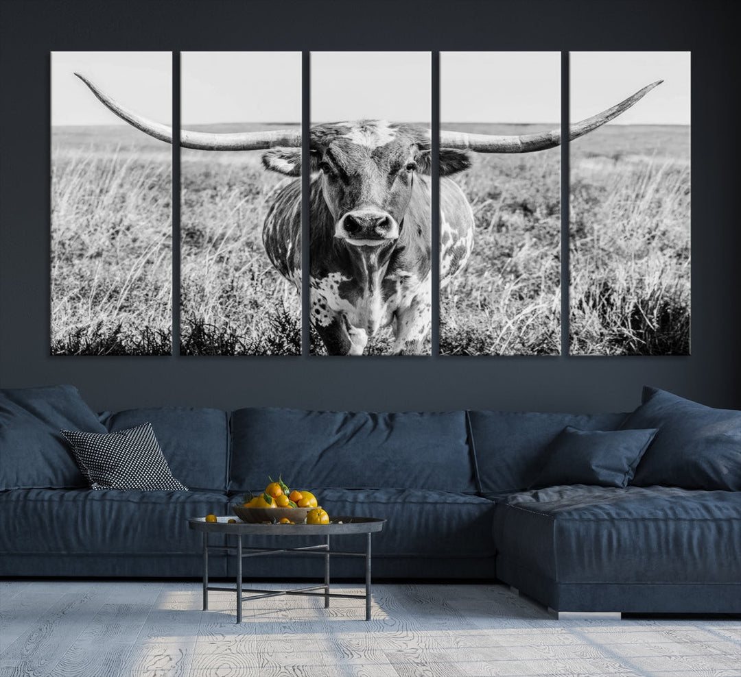 Cow Wall Art Canvas Print