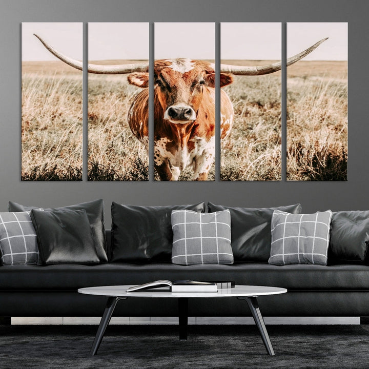 Cow Wall Art Canvas Print