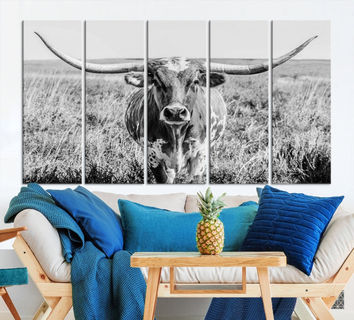 Cow Wall Art Canvas Print