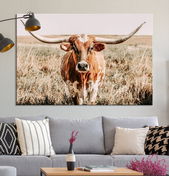 Cow Wall Art Canvas Print