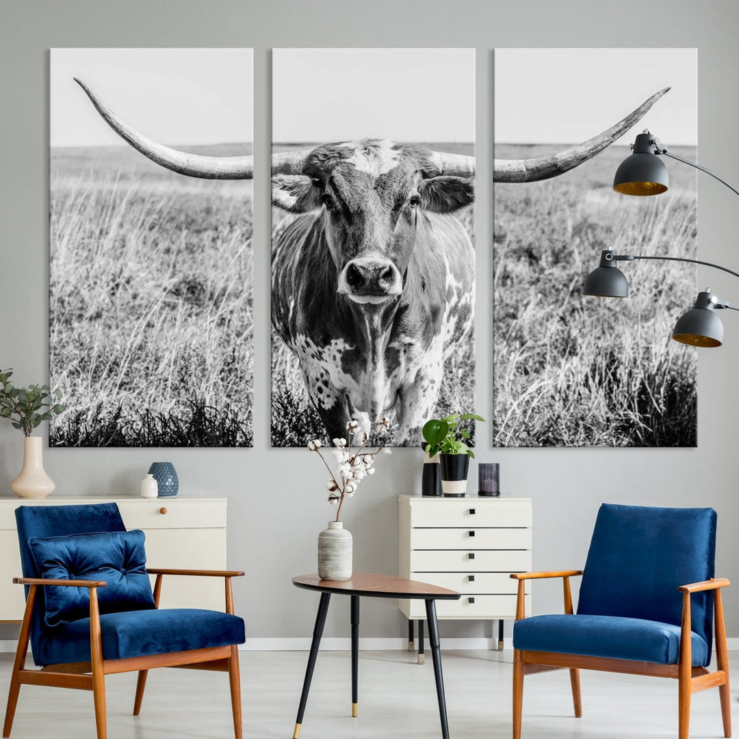 Cow Wall Art Canvas Print