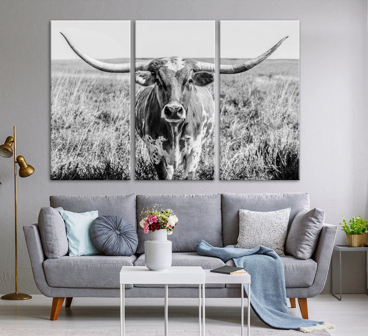 Cow Wall Art Canvas Print