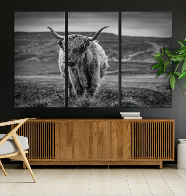 Cow Wall Art Large Wall Art Canvas Print