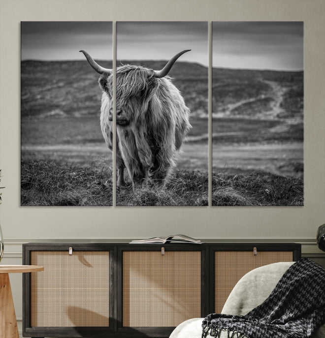 Cow Wall Art Large Wall Art Canvas Print