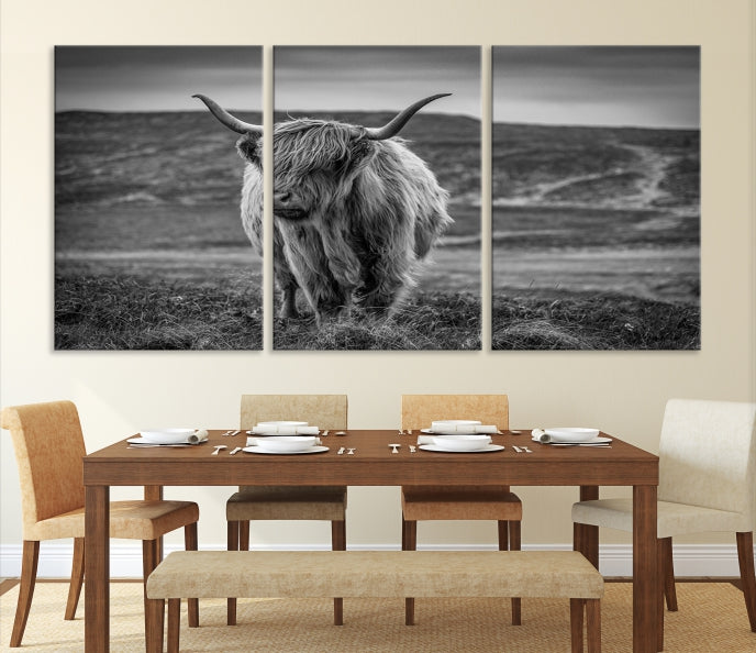 Cow Wall Art Large Wall Art Canvas Print