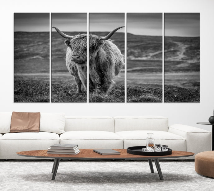 Cow Wall Art Large Wall Art Canvas Print