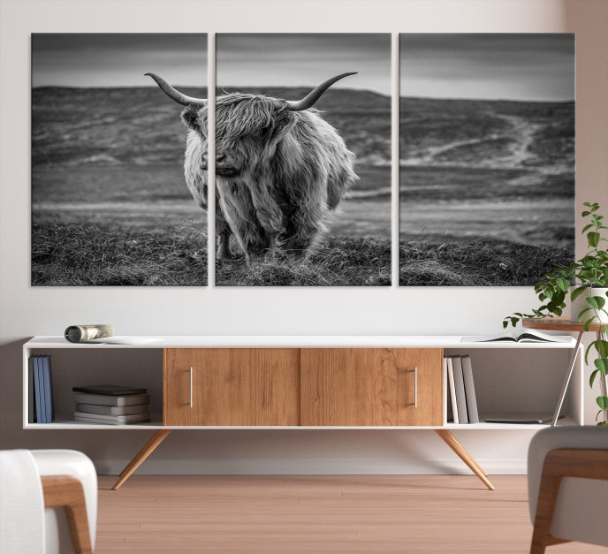 Cow Wall Art Large Wall Art Canvas Print