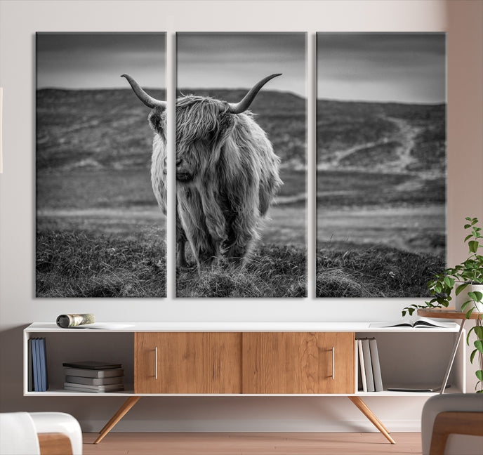 Cow Wall Art Large Wall Art Canvas Print