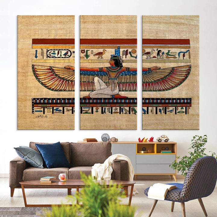 Egypt Isis Wall Art Canvas Print