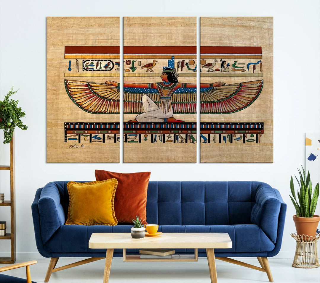 Egypt Isis Wall Art Canvas Print