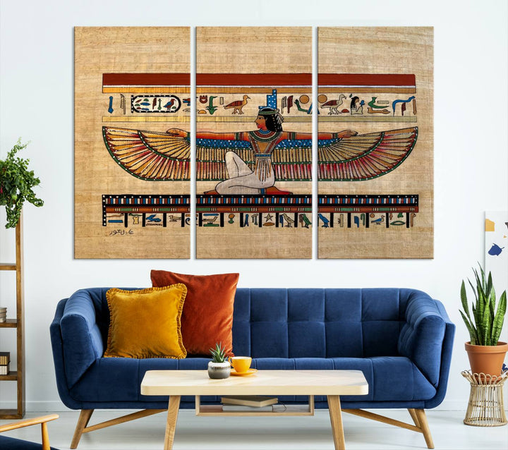 Egypt Isis Wall Art Canvas Print