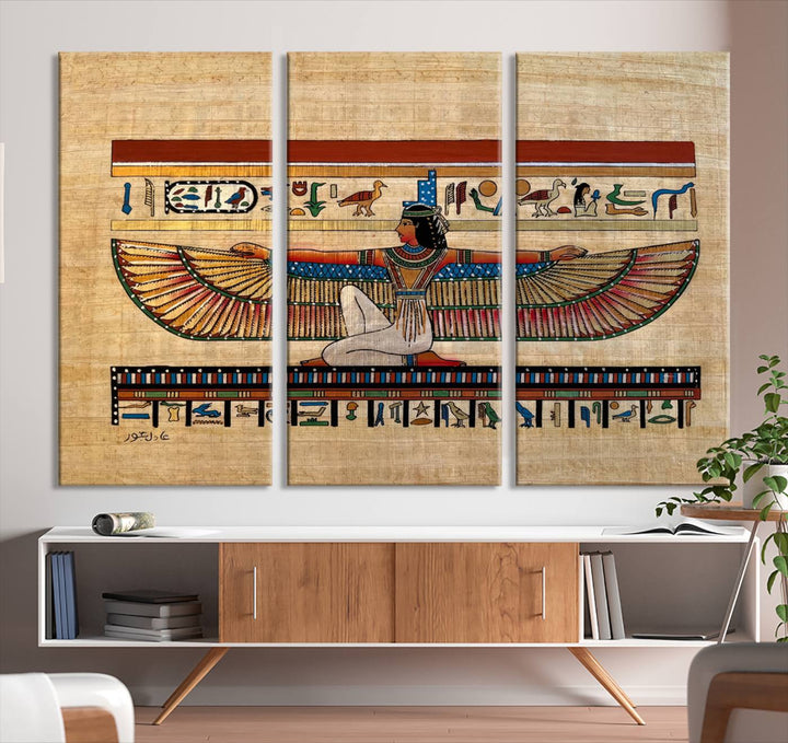 Egypt Isis Wall Art Canvas Print