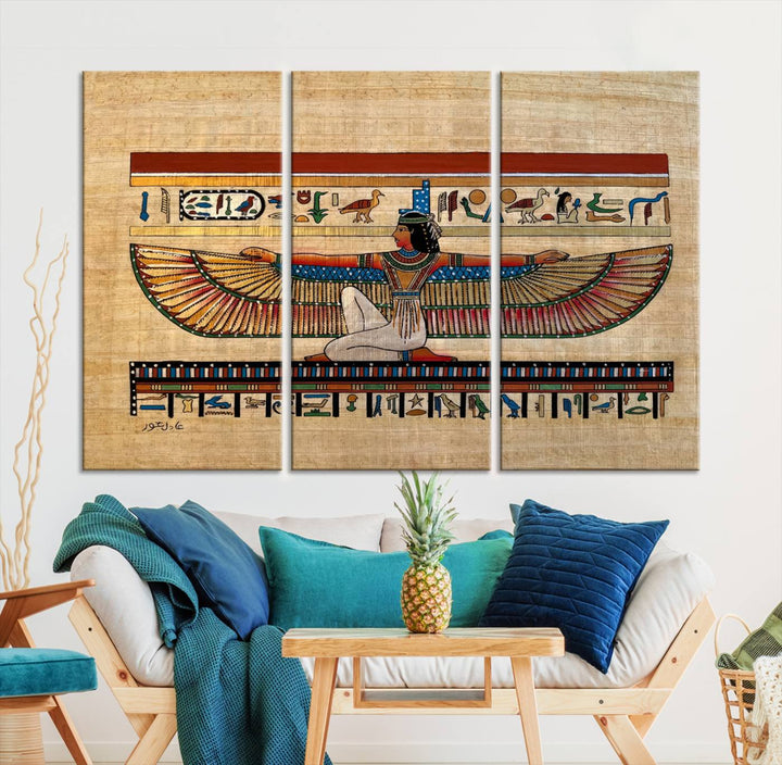 Egypt Isis Wall Art Canvas Print