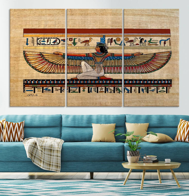 Egypt Isis Wall Art Canvas Print