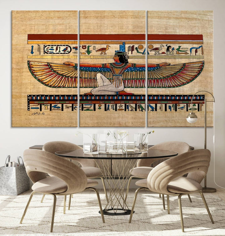 Egypt Isis Wall Art Canvas Print